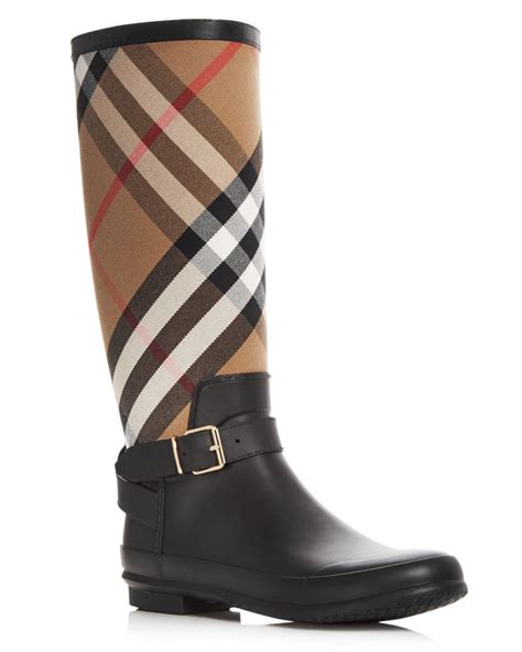 burberry check rain boots sale.